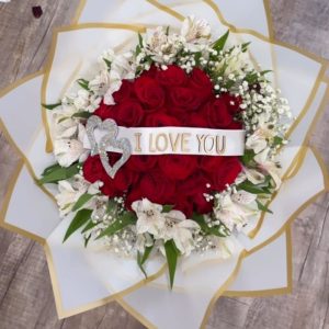 I Love You — Ramo Clásico de Rosas Rojas