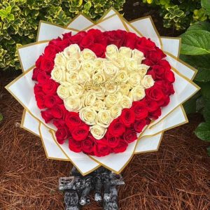 My Heart Is Yours – Heart of 85 Roses | Flores Exitosas