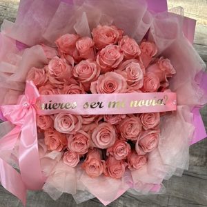 Be Sweet Bouquet with 36 roses and a personalized message